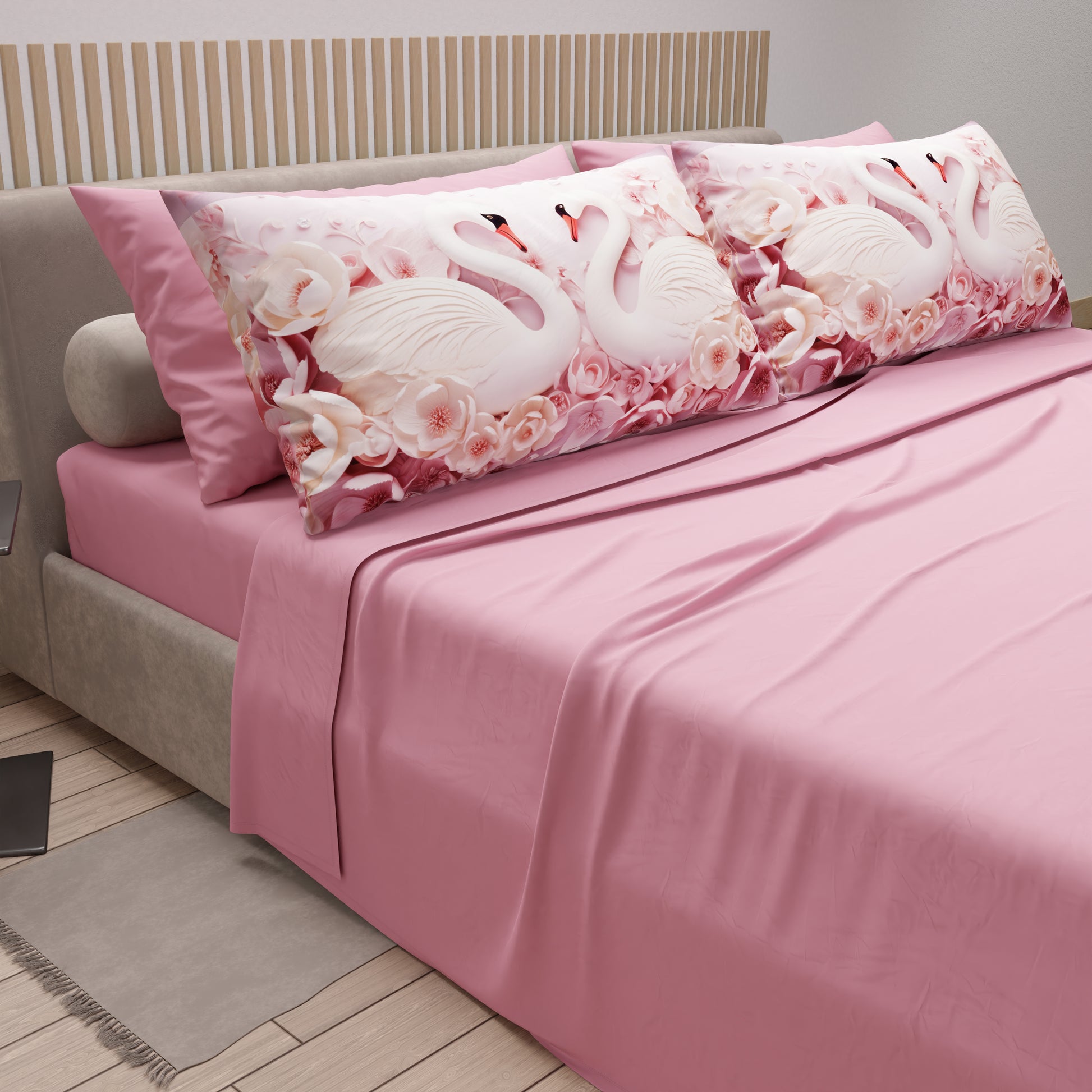 3 pezzi Set biancheria da letto vintage con motivo floreale 3 pezzi Set biancheria da letto vintage con motivo floreale
