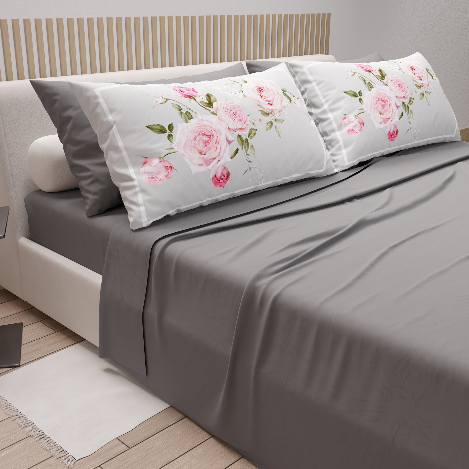 Completo Letto Matrimoniale Unico in 100% Cotone - Arredo per la casa