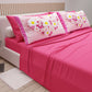 Cotton sheets, bed set with floral digital print pillowcases 11