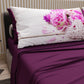 Cotton Sheets, Bed Set with Spring Digital Print Pillowcases