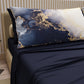 Cotton sheets, bed set with pillowcases in Marble 08 digital print