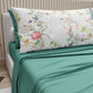 Cotton Sheets, Bed Set with Spring Gray Digital Print Pillowcases