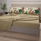 Lenzuola in Cotone, Completo Letto con Federe in Stampa Digitale Floreale Animalier