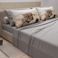 Lenzuola Animali in Cotone, Completo Letto con Federe in Stampa Digitale Friends 12