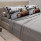 Lenzuola Animali in Cotone, Completo Letto con Federe in Stampa Digitale  Dog 15