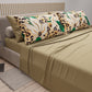 Lenzuola in Cotone, Completo Letto con Federe in Stampa Digitale Floreale Animalier