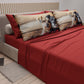 Lenzuola Animali in Cotone, Completo Letto con Federe in Stampa Digitale Dog 19