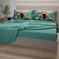 Lenzuola in Cotone, Completo Letto con Federe in Stampa Digitale Dog 04