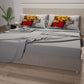 Lenzuola Animali in Cotone, Completo Letto con Federe in Stampa Digitale Friends 03