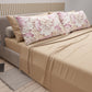 Lenzuola in Cotone, Completo Letto con Federe in Stampa Digitale Floreale 104