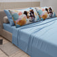 Lenzuola Animali in Cotone, Completo Letto con Federe in Stampa Digitale  Dog 14