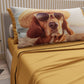 Lenzuola Animali in Cotone, Completo Letto con Federe in Stampa Digitale Dog 05