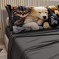 Lenzuola Animali in Cotone, Completo Letto con Federe in Stampa Digitale Friends 04