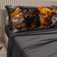 Lenzuola Animali in Cotone, Completo Letto con Federe in Stampa Digitale Friends 06