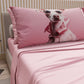 Lenzuola Animali in Cotone, Completo Letto con Federe in Stampa Digitale Dog 10