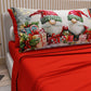 Lenzuola Natalizie in Cotone, Completo Letto con Federe in Stampa Digitale 25 Xmas 11