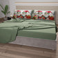 Lenzuola Natalizie in Cotone, Completo Letto con Federe in Stampa Digitale 25 Xmas 11