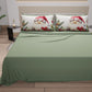 Lenzuola Natalizie in Cotone, Completo Letto con Federe in Stampa Digitale 25 Xmas 13