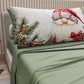 Lenzuola Natalizie in Cotone, Completo Letto con Federe in Stampa Digitale 25 Xmas 13