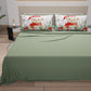 Lenzuola Natalizie in Cotone, Completo Letto con Federe in Stampa Digitale 25 Xmas 16