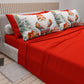 Lenzuola Natalizie in Cotone, Completo Letto con Federe in Stampa Digitale 25 Xmas 19