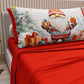 Lenzuola Natalizie in Cotone, Completo Letto con Federe in Stampa Digitale 25 Xmas 19
