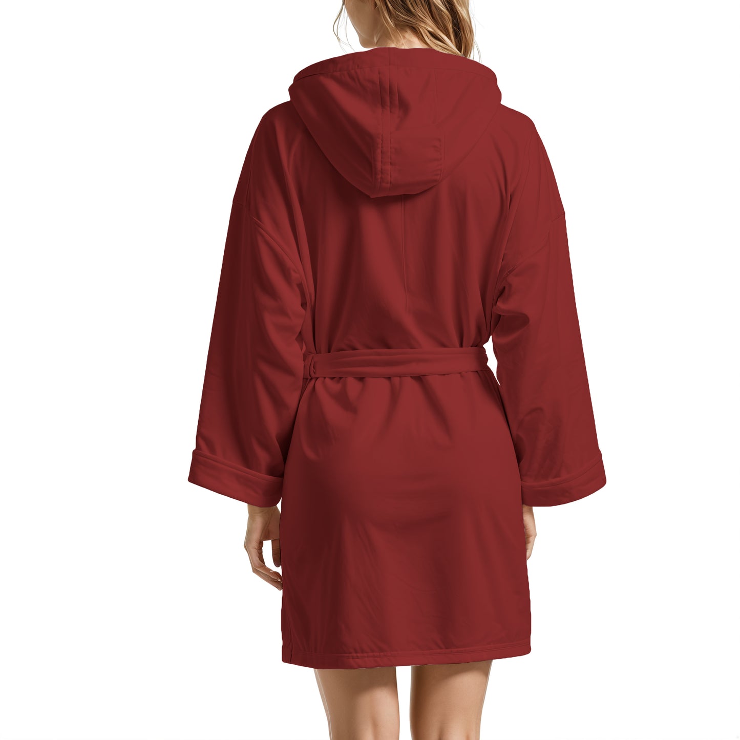 Bordeaux Microfibre Bathrobe for Men and Women