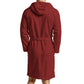 Bordeaux Microfibre Bathrobe for Men and Women