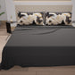 Lenzuola in Cotone, Completo Letto con Federe in Stampa Digitale Mariposa 05 Nero