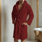 Bordeaux Microfibre Bathrobe for Men and Women