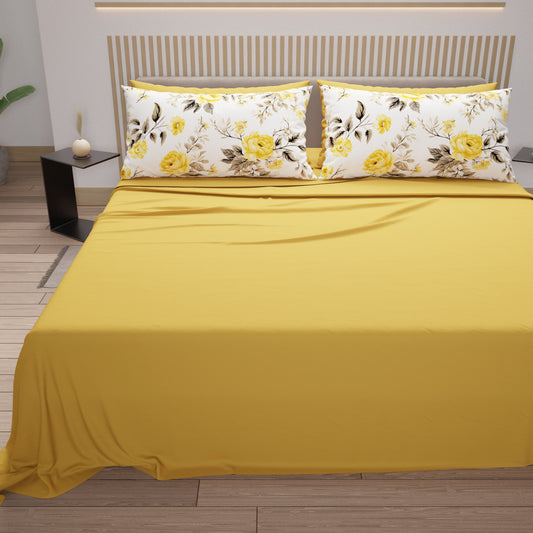 Lenzuola in Cotone, Completo Letto con Federe in Stampa Digitale Monaco
