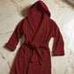 Bordeaux Microfibre Bathrobe for Men and Women