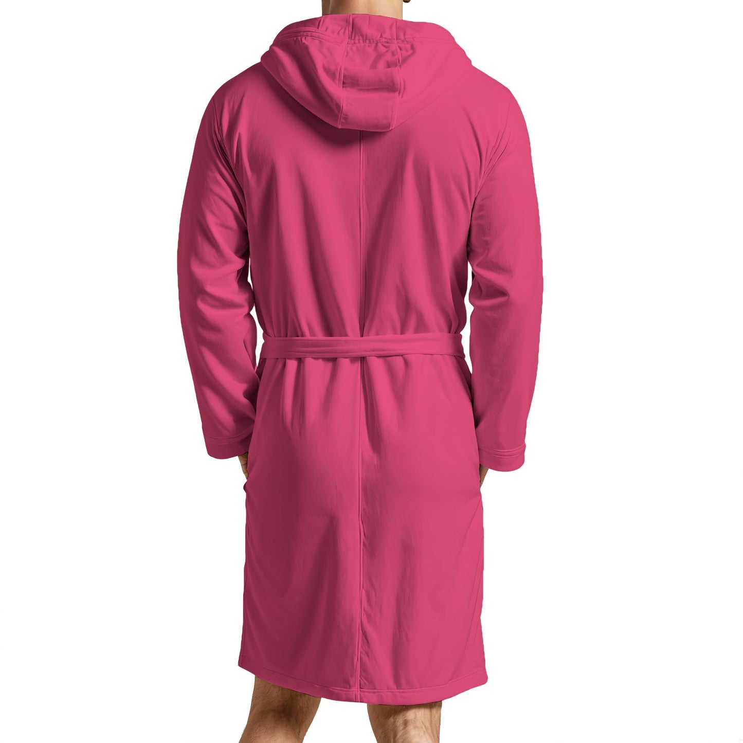Fuchsia Microfibre Bathrobe for Men and Women