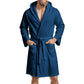 Peignoir Microfibre Homme et Femme Bleu Nuit