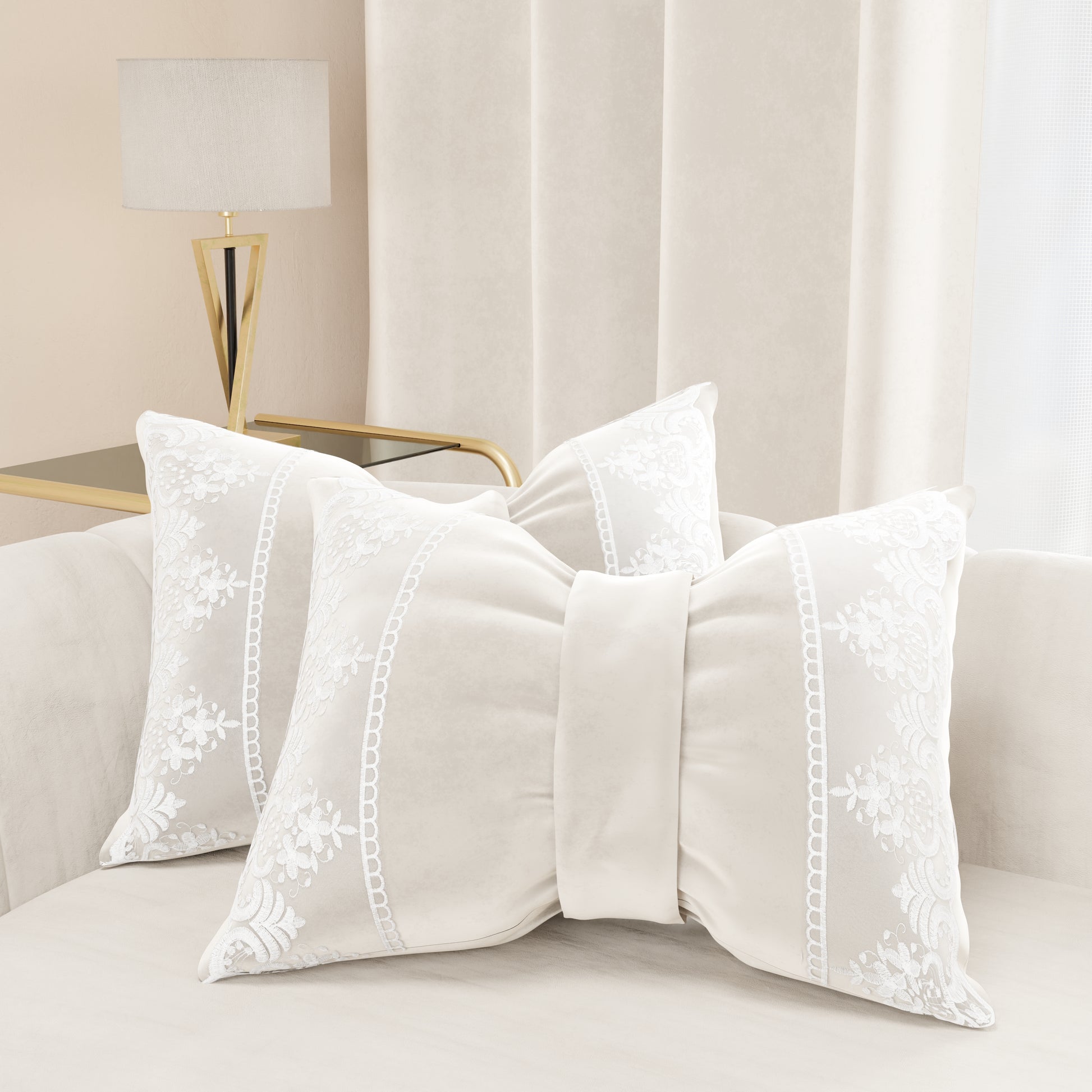 Cuscino Arredo In Velluto Bolero Con Petali 45x45 Cm - Il Nuovo Corredo GDS - Foto 12