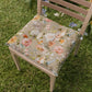 Coussins de chaise Housse de chaise 6 pièces Floral-06 Beige