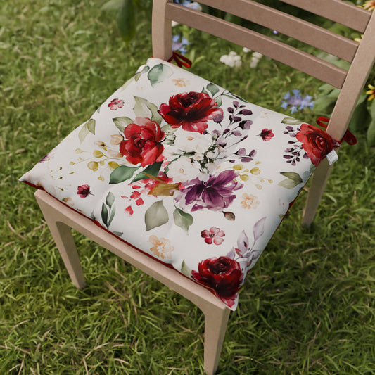 Coussins de chaise Housse de chaise 6 pièces Floral-07