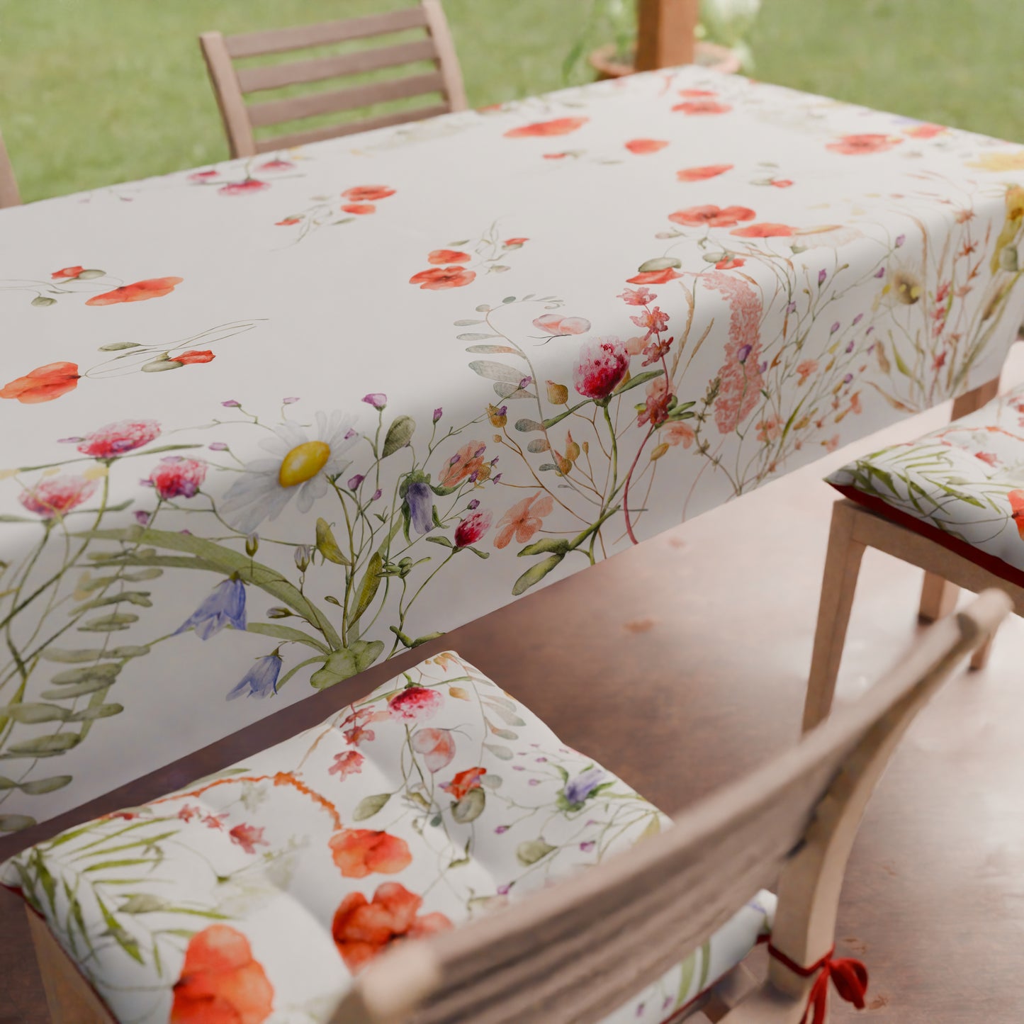 Chair Cushions Chair Covers 6 Pieces Floral-10