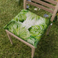 Coussins de chaise Housse de chaise feuille tropicale 6 pièces