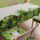 Coussins de chaise Housse de chaise feuille tropicale 6 pièces