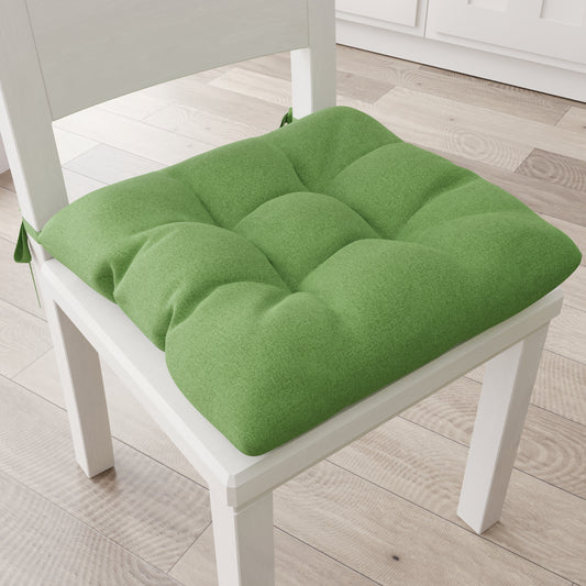 Coussins pour chaises Shabby Chic Housse de chaise couleur unie vert 