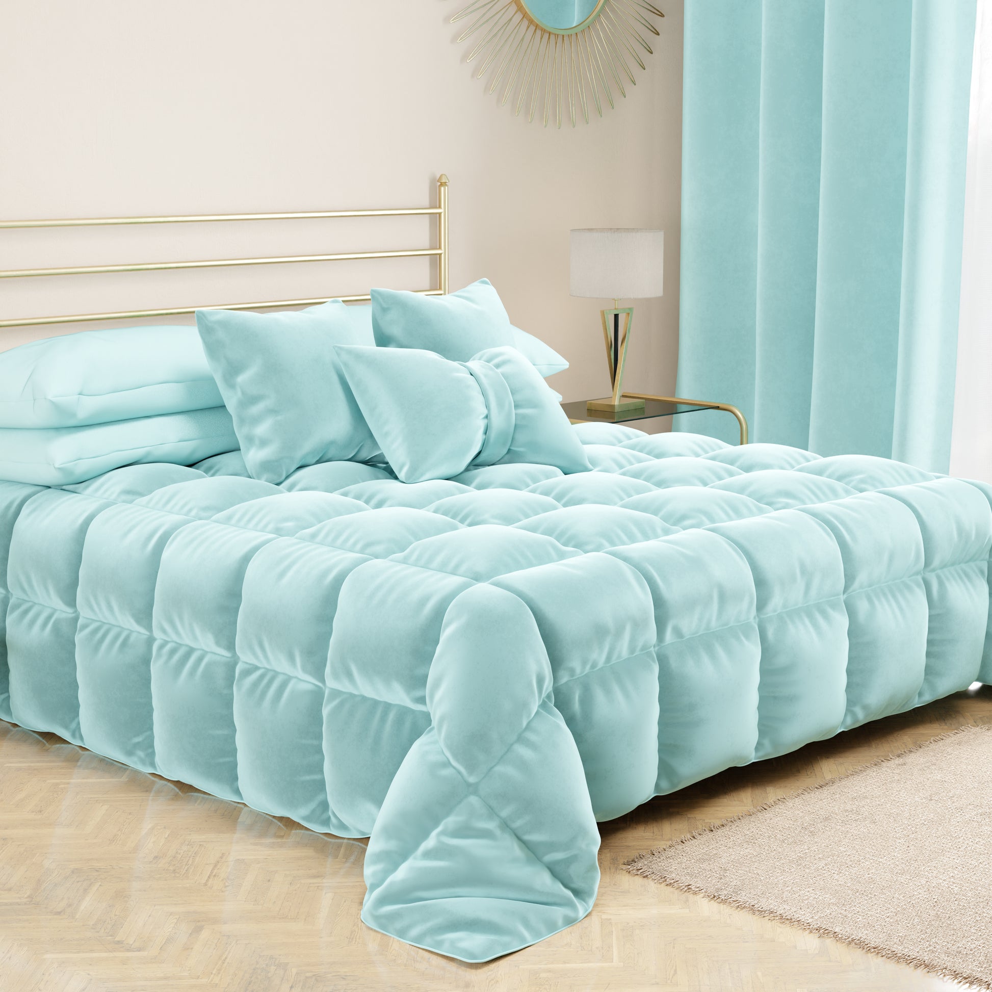 Rivestimento Per Cuscino In Velluto SITFIT Sissel - Blu, Ergonomico E Igienico - Foto 7