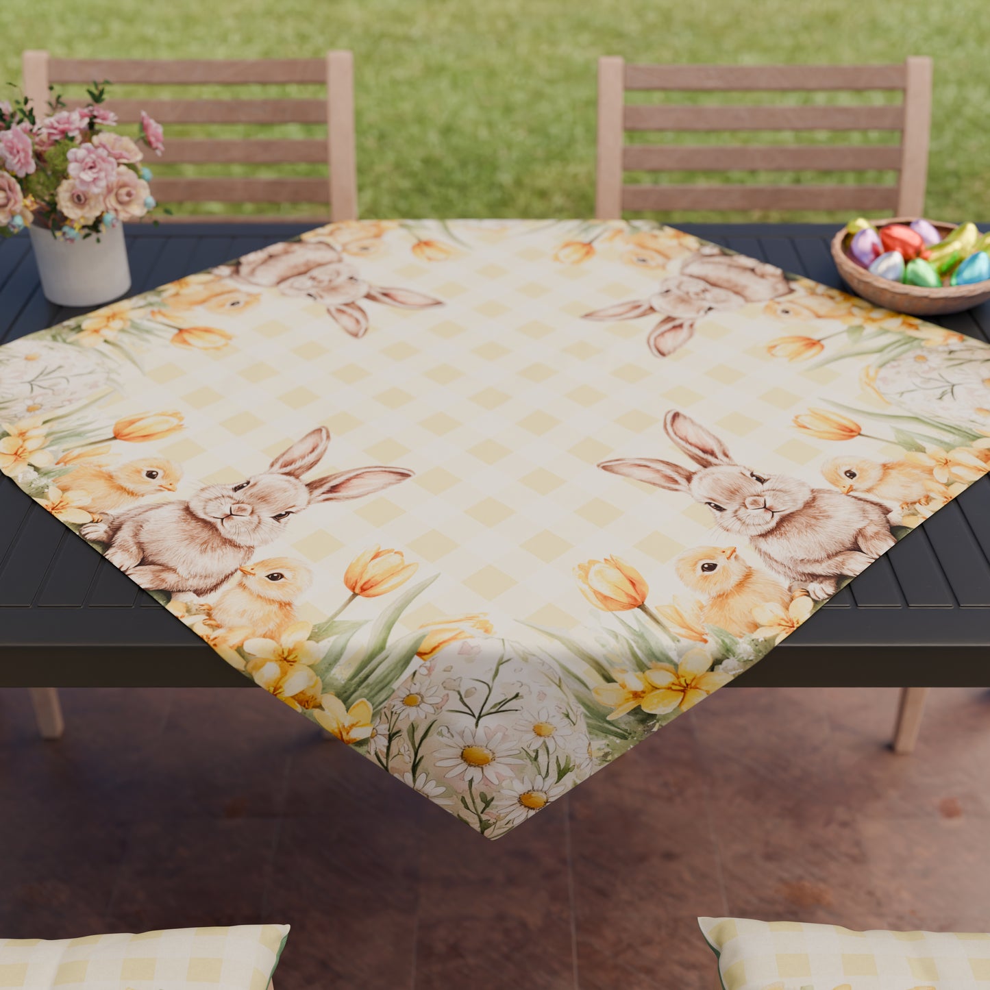 Centrotavola Pasqua per Cucina in Stampa Digitale Sunny Bloom