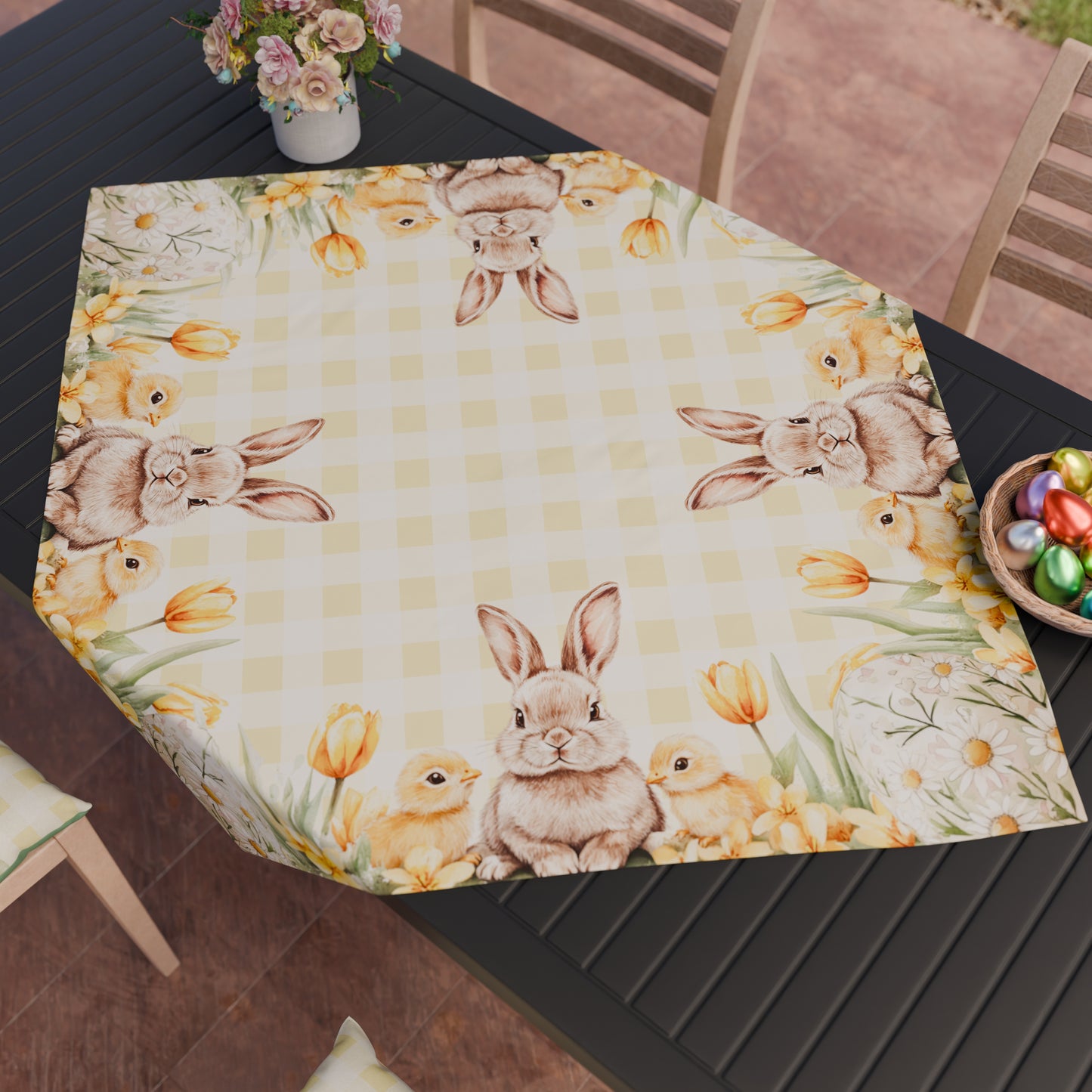 Centrotavola Pasqua per Cucina in Stampa Digitale Sunny Bloom