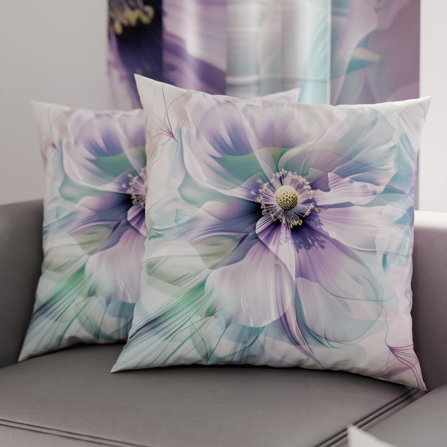 Cuscini, Copricuscini Divano, Cuscini Arredo in Stampa Digitale Floreale 04-159