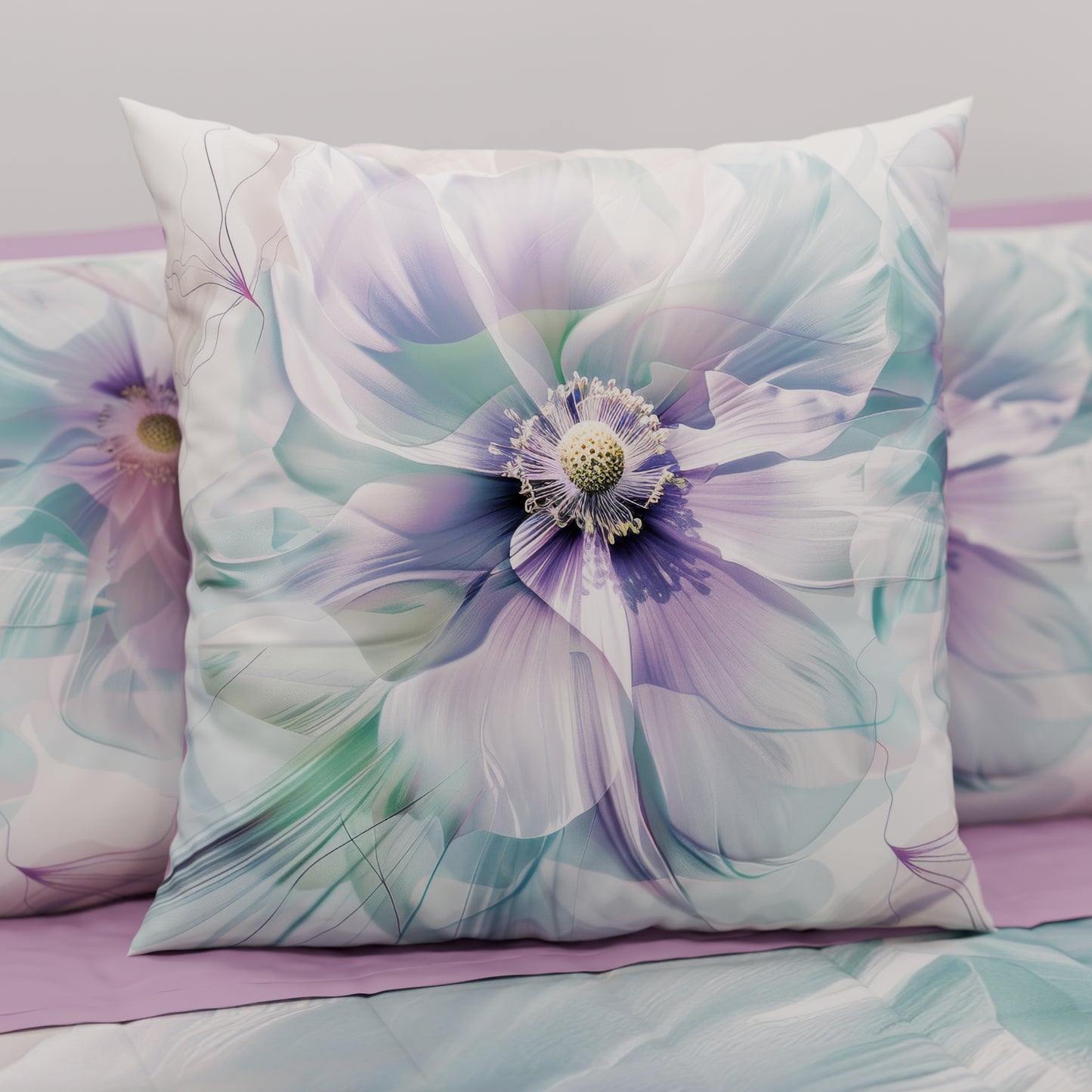 Cuscini, Copricuscini Divano, Cuscini Arredo in Stampa Digitale Floreale 04-159