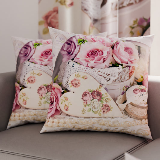 Cuscini, Copricuscini Divano, Cuscini Arredo in Stampa Digitale Shabby 328