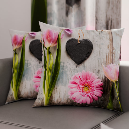 Cuscini, Copricuscini Divano, Cuscini Arredo in Stampa Digitale Shabby 330