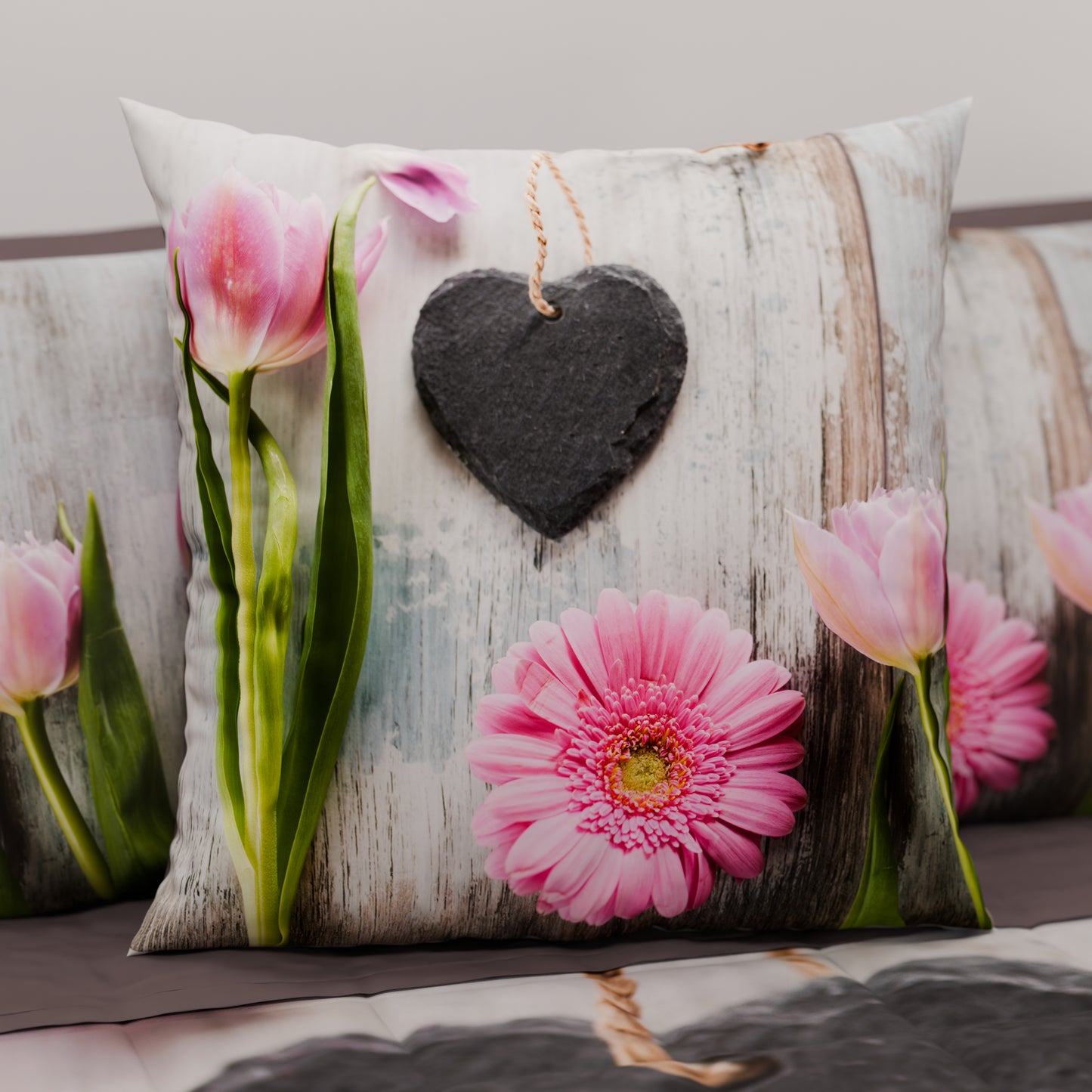 Cuscini, Copricuscini Divano, Cuscini Arredo in Stampa Digitale Shabby 330