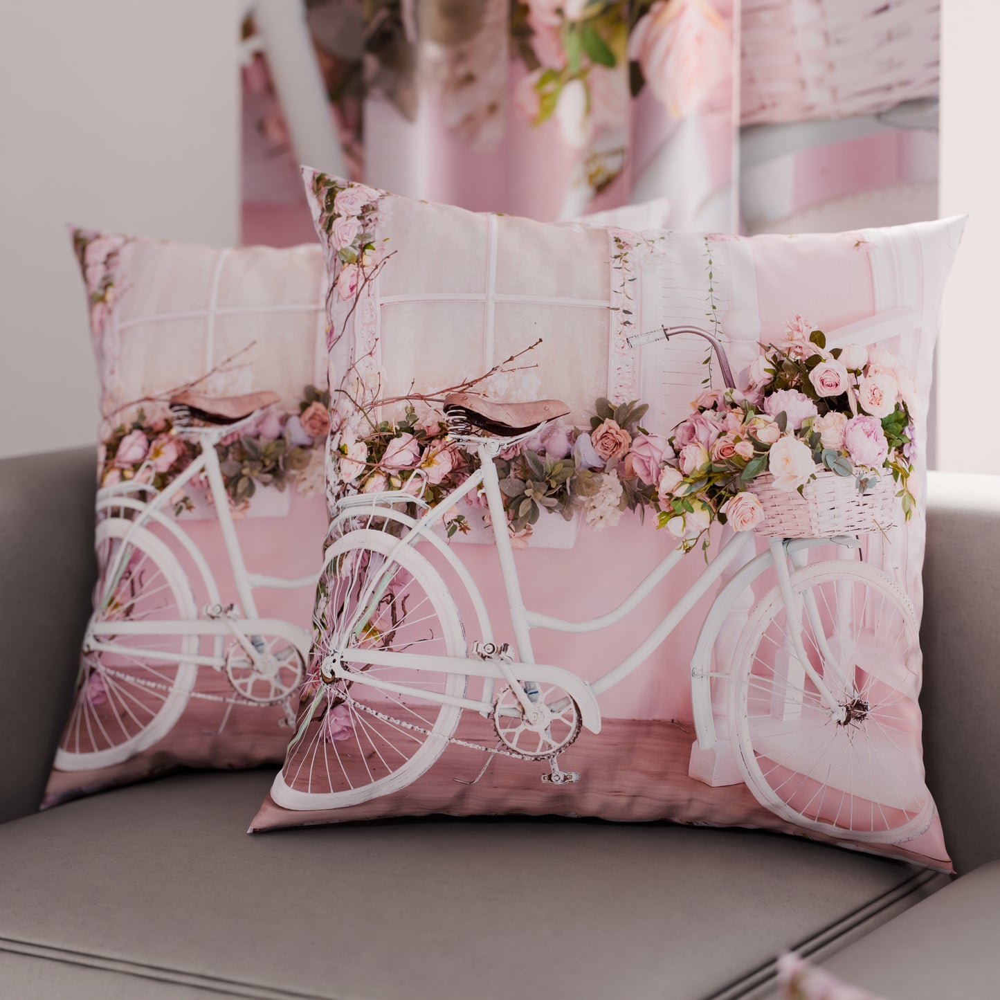 Cuscini, Copricuscini Divano, Cuscini Arredo in Stampa Digitale Shabby 333